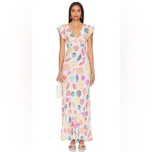 Beach Riot Elodie seashell printed maxi dress